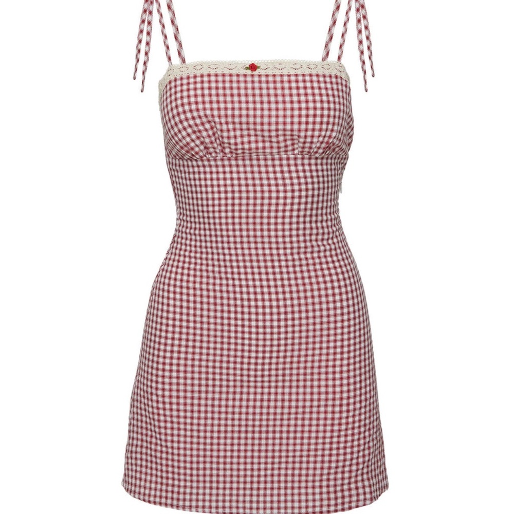 Burke’s Mini Dress Red Gingham